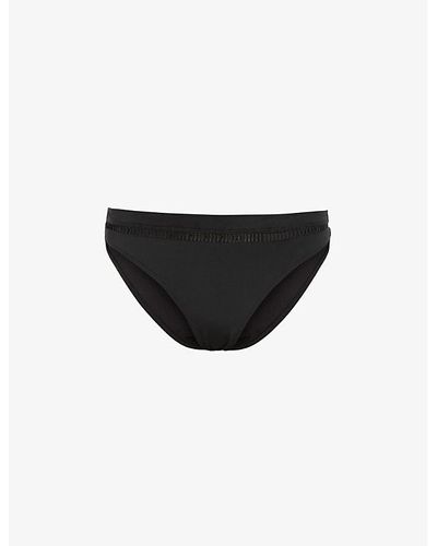 AllSaints Gorah High-rise Bikini Bottom - Black