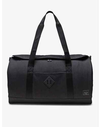 Herschel Supply Co. Black Tol Heritage Recycled-polyester Duffle Bag
