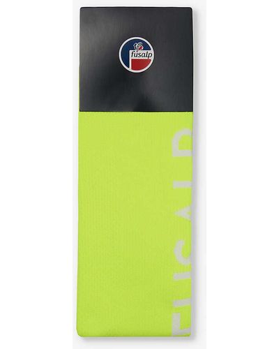 Fusalp Branded-side Calf-length Stretch-woven Sock - Green