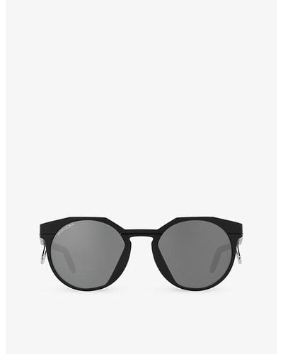 Oakley Oo9279 Round-frame Metal Sunglasses - Gray