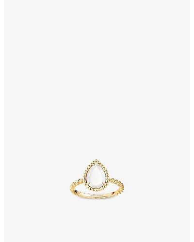 Boucheron Serpent Bohème -gold And Mother-of-pearl Ring - Natural