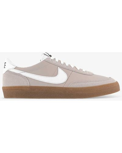 Nike Killshot Brand-embellished Suede And Mesh Low-top Trainers - White