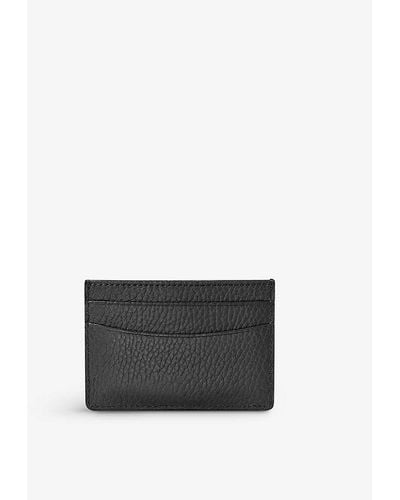 Mintapple Top Grain Leather Card Holder - Black