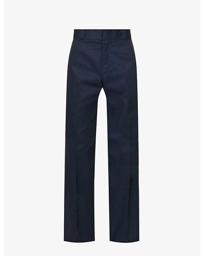 Dickies 874 Belt-loops Straight-leg Regular-fit Cotton-twill Pants - Blue