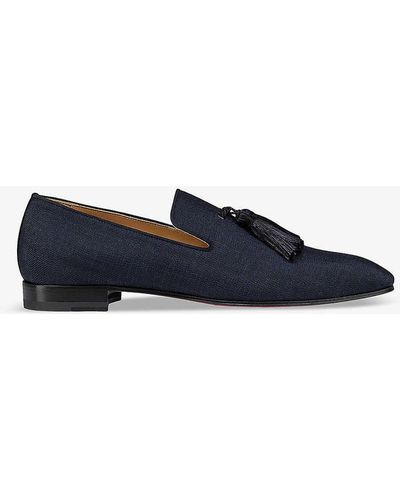 Christian Louboutin Officialito Canvas Shoes - Blue