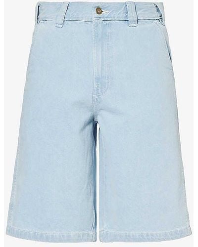 Dickies Madison Relaxed-fit Denim Shorts - Blue
