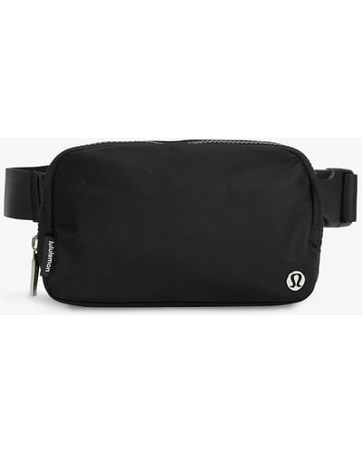 lululemon Everywhere Brand-plaque Woven Belt Bag - Black