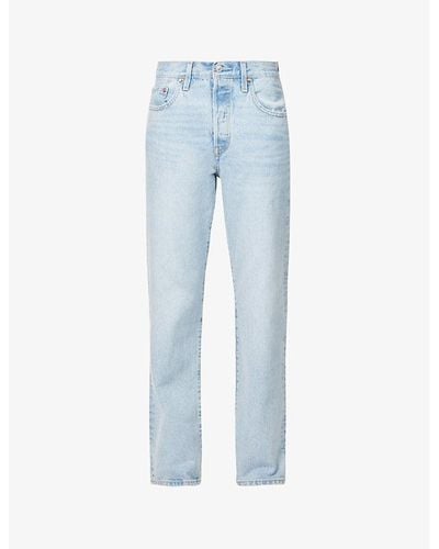 Levi's 501 '90s Straight-leg Mid-rise Denim Jeans - Blue