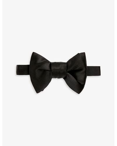 Tom Ford Adjustable Silk Bow Tie - Black