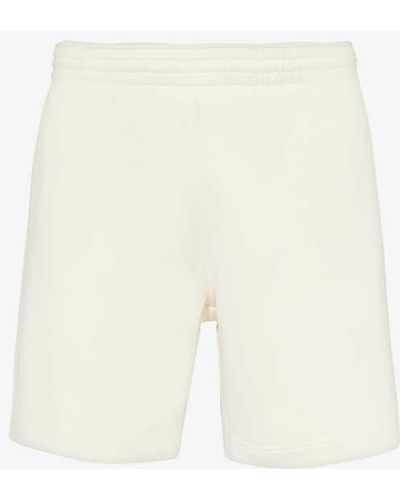 Givenchy 4g Logo-embroidered Cotton-jersey Shorts - Natural