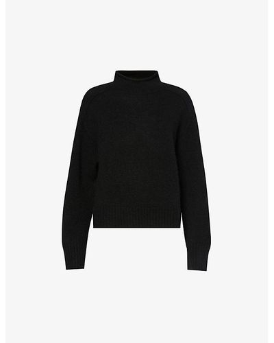 360cashmere Melanie Turtleneck Cashmere Knitted Sweater - Black