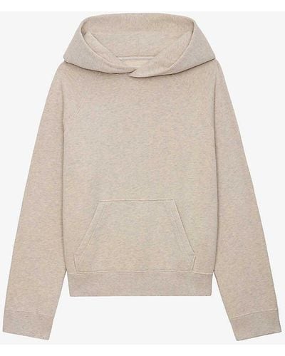 Zadig & Voltaire Georgy Graphic-print Relaxed-fit Cotton Hoody - White