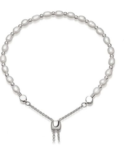 Astley Clarke Biography Pearl Kula Bracelet - Metallic