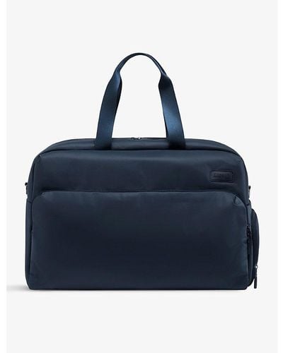 Lipault City Weekender Nylon Weekend Bag - Blue