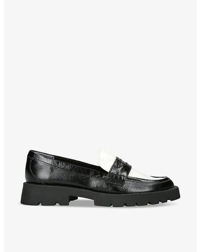 Dolce Vita Elias Chunky-sole Leather Loafers - Black