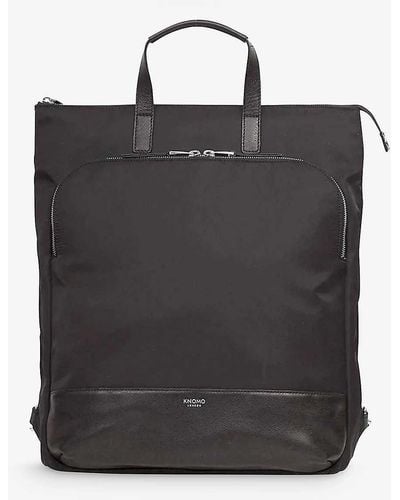 Knomo Harewood 15" Shell Laptop Tote Backpack - Black