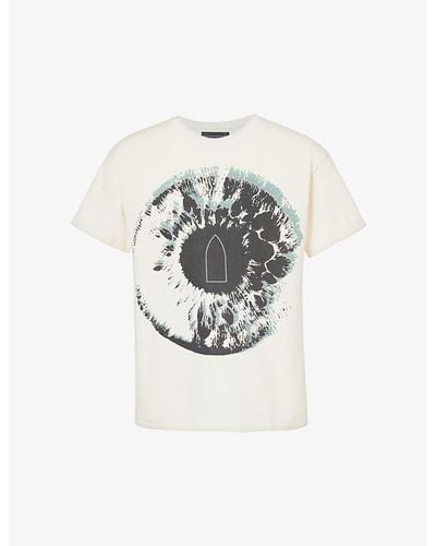Who Decides War Eye Graphic-print Cotton-jersey T-shirt X - White