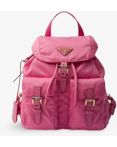 Prada Re-edition 1978 Re-nylon Small Recycled-polyamide Backpack - Pink