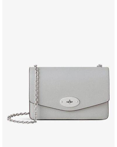 Mulberry Darley Small Leather Cross-body Bag - Gray