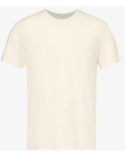 PAIGE Cash Relaxed-fit Stretch-cotton-blend T-shirt - White