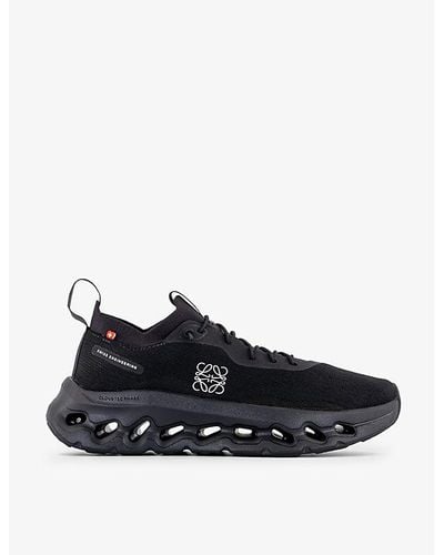 Loewe X On Cloudtilt Recycled-polyester Low-top Trainers - Black