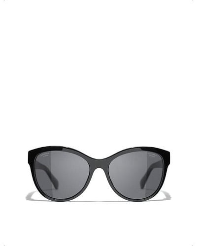 Chanel Butterfly Sunglasses - Gray