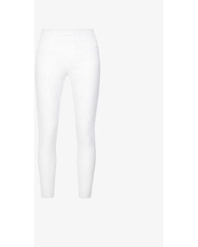 Spanx Jean-ish Mid-rise Stretch Cotton-blend leggings X - White