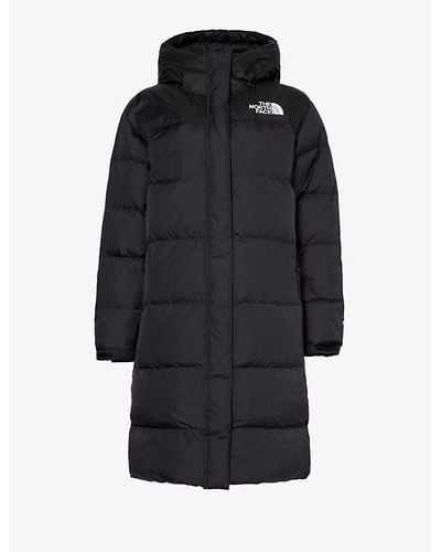 The North Face Nuptse Logo-embroidered Padded Shell-down Coat - Black
