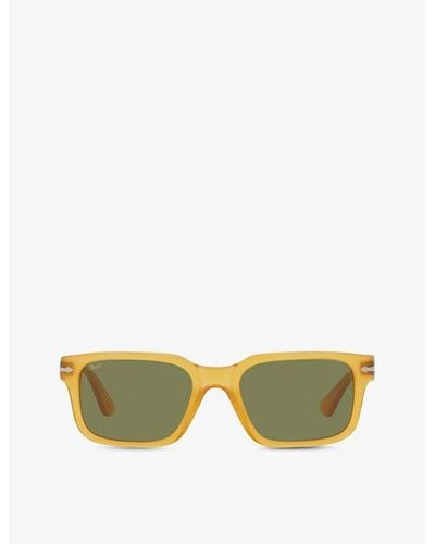 Persol Po3272s Wayfarer-frame Acetate Sunglasses - Yellow