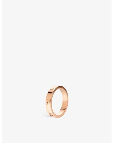 BVLGARI B.zero1 18ct Rose-gold Ring - White