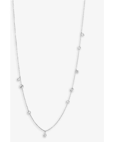 The Alkemistry Aria 18ct -gold And 1ct Diamond Necklace - White