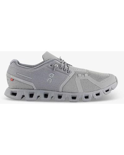 On Shoes Cloud 5 Combo Mesh Low-top Trainers - Grey