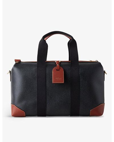 Mulberry Heritage Day Clipper Faux-leather Holdall Bag - Black