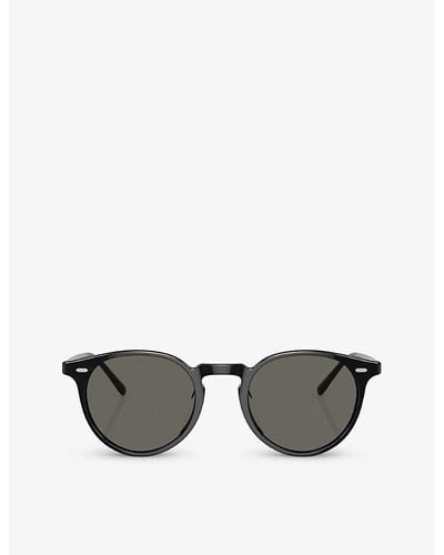 Oliver Peoples Ov5529su N.02 Sun Phantos-frame Acetate Sunglasses - Black
