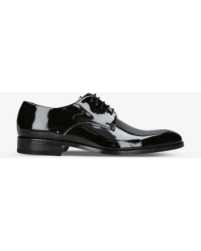 Loake Bow Leather Oxford Shoes - Black