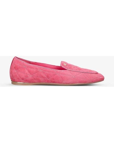 Carvela Kurt Geiger Loyal Quilted Leather Loafers - Pink