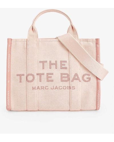 Marc Jacobs The Medium Tote Cotton-blend Tote Bag - Pink