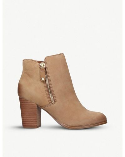 ALDO Naedia Leather Ankle Boots - Brown