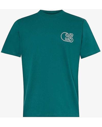 Carhartt Night Night Graphic-print Cotton-jersey T-shirt X - Green