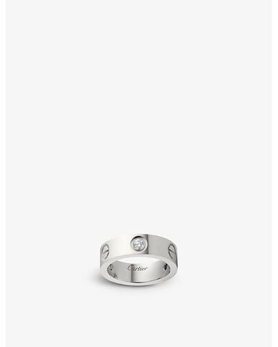 Cartier White Love 18ct White-gold And Diamond Ring