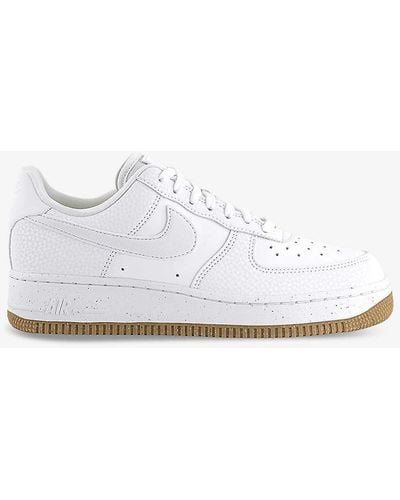 Nike Air Force 1 Low-top Leather Trainers - White