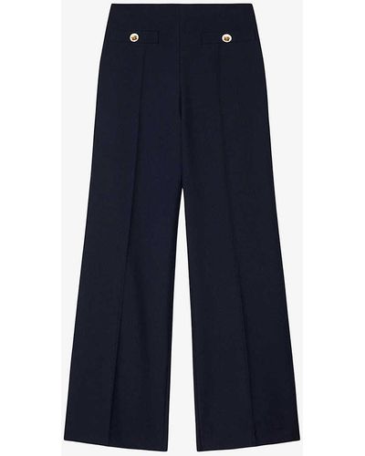 Sandro Wide-leg and palazzo trousers for Women, Online Sale up to 52% off