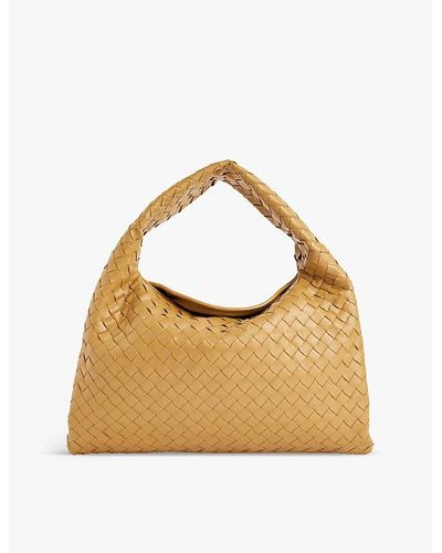 metallic bottega bag