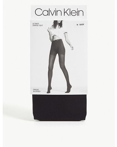 Calvin Klein Ultra Fit 80 Denier Tights - Black