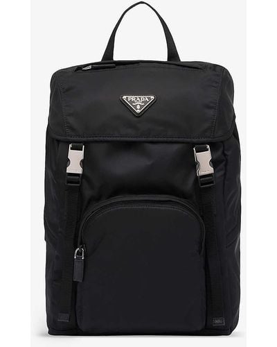 Prada Re-nylon Recycled-nylon Backpack - Black