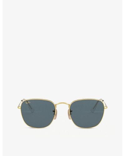 Ray-Ban Rb3857 Frank Legend Metal And Acetate Square Sunglasses - Metallic