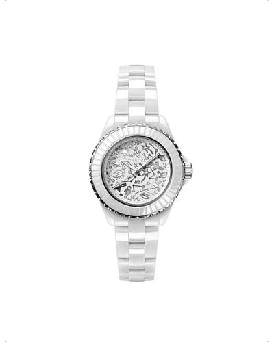 Chanel H7990 J12 Cosmic Stainless-steel, Ceramic And Diamond Quartz Watch - Metallic