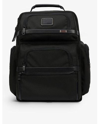 Tumi Logo-patch Woven Backpack - Black