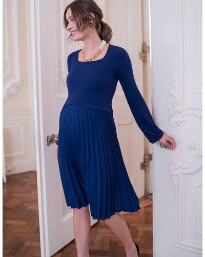 Buy Mamalicious Navy Blue Maternity Nursing Polka Dot Ruched Top from Next  Luxembourg