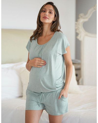 Seraphine Ultra-soft Maternity & Nursing Short Pajamas - Multicolor